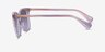 Ralph RA5293 Shiny Striped Purple AcetateSunglass Frames from EyeBuyDirect, Side View