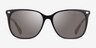 Ralph RA5293 Shiny Black AcetateSunglass Frames from EyeBuyDirect, Front View