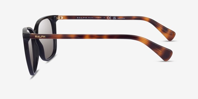 Ralph RA5293 Shiny Black AcetateSunglass Frames from EyeBuyDirect, Side View