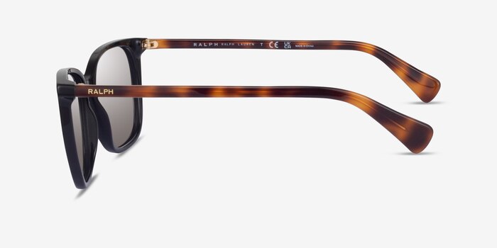Ralph RA5293 Shiny Black Acétate Soleil de Lunette de vue d'EyeBuyDirect