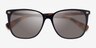 Ralph RA5293 Shiny Black AcetateSunglass Frames from EyeBuyDirect, Closed View