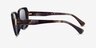 Ralph RA5298U Shiny Black AcetateSunglass Frames from EyeBuyDirect, Side View