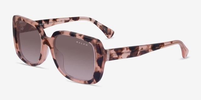 Ralph RA5298U Shiny Ivory Tortoise AcetateSunglass Frames from EyeBuyDirect, Angle View