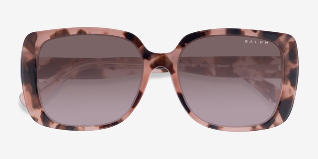 Ralph RA5298U Shiny Ivory Tortoise AcetateSunglass Frames from EyeBuyDirect, Closed View