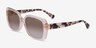 Ralph RA5298U Clear Brown AcetateSunglass Frames from EyeBuyDirect, Angle View
