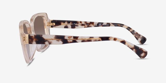 Ralph RA5298U Clear Brown AcetateSunglass Frames from EyeBuyDirect, Side View