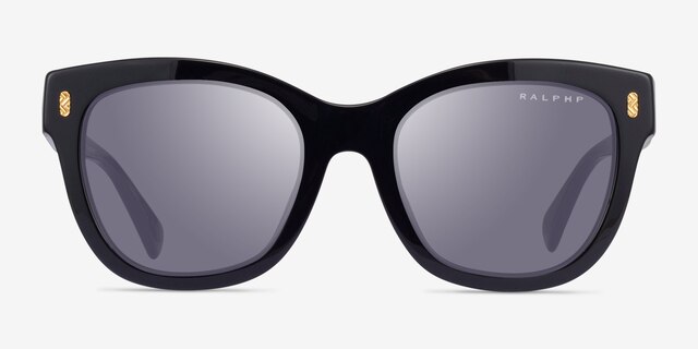Ralph RA5301U Shiny Black AcetateSunglass Frames from EyeBuyDirect, Front View