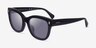 Ralph RA5301U Shiny Black AcetateSunglass Frames from EyeBuyDirect, Angle View