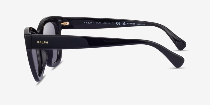 Ralph RA5301U Shiny Black Acetate Sunglass Frames from EyeBuyDirect