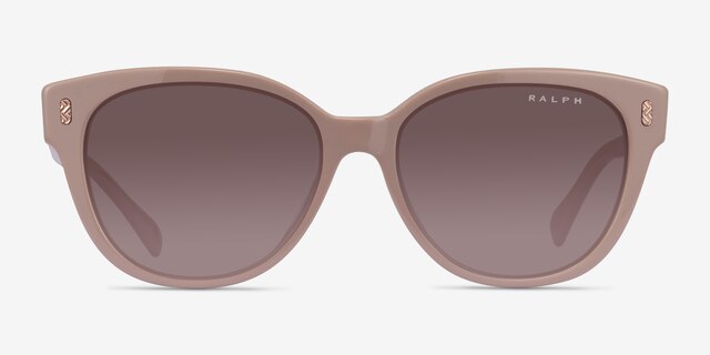 Ralph RA5305U Shiny Solid Brown AcetateSunglass Frames from EyeBuyDirect, Front View