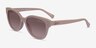 Ralph RA5305U Shiny Solid Brown AcetateSunglass Frames from EyeBuyDirect, Angle View