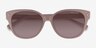 Ralph RA5305U Shiny Solid Brown AcetateSunglass Frames from EyeBuyDirect, Closed View