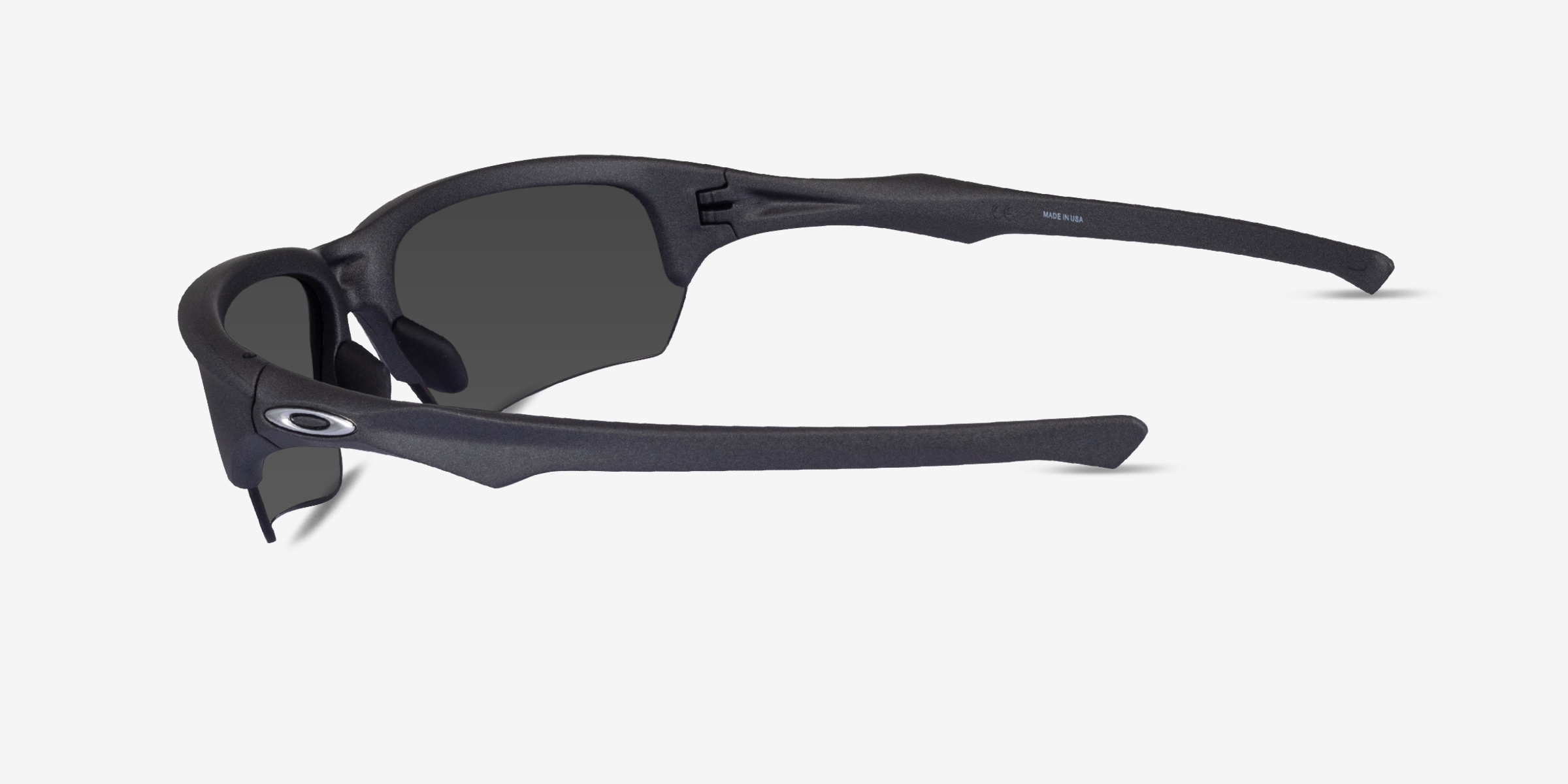 Oakley Flak Beta - Rectangle Gray Frame Prescription Sunglasses