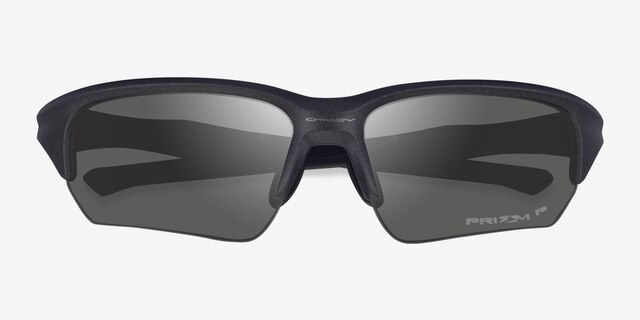 Oakley Flak Beta Matte Gray PlasticSunglass Frames from EyeBuyDirect, Closed View
