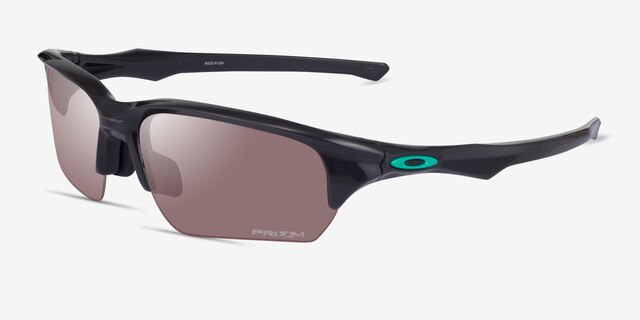 Oakley Flak Beta Gray PlasticSunglass Frames from EyeBuyDirect, Angle View