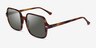 Ray-Ban RB1973 Square Ii Tortoise AcetateSunglass Frames from EyeBuyDirect, Angle View
