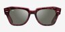 Ray-Ban State Street Floral Red AcetateSunglass Frames from EyeBuyDirect, Front View