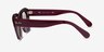 Ray-Ban State Street Floral Red AcetateSunglass Frames from EyeBuyDirect, Side View