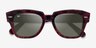 Ray-Ban State Street Floral Red AcetateSunglass Frames from EyeBuyDirect, Closed View