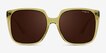 Vogue Eyewear VO5411S Transparent Green PlasticSunglass Frames from EyeBuyDirect, Front View