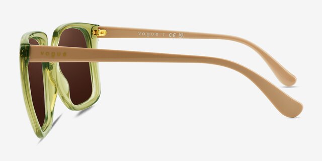 Vogue Eyewear VO5411S Transparent Green PlasticSunglass Frames from EyeBuyDirect, Side View