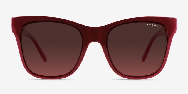 Vogue Eyewear VO5428S Matte Red PlasticSunglass Frames from EyeBuyDirect, Front View