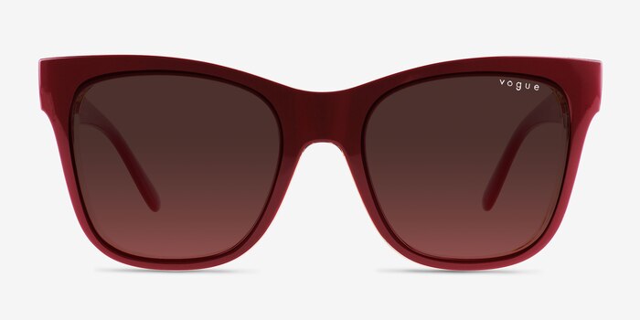 Vogue Eyewear VO5428S Matte Red Plastique Soleil de Lunette de vue d'EyeBuyDirect