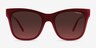 Vogue Eyewear VO5428S Matte Red PlasticSunglass Frames from EyeBuyDirect, Front View