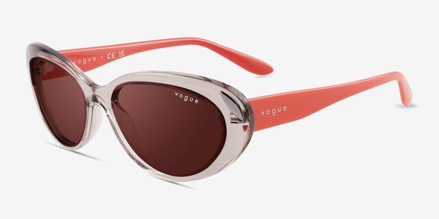 Vogue Eyewear VO5456S Clear Gray PlasticSunglass Frames from EyeBuyDirect, Angle View