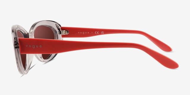 Vogue Eyewear VO5456S Clear Gray PlasticSunglass Frames from EyeBuyDirect, Side View