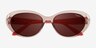 Vogue Eyewear VO5456S Clear Gray PlasticSunglass Frames from EyeBuyDirect, Closed View