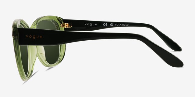 Vogue Eyewear VO5457S Transparent Green PlasticSunglass Frames from EyeBuyDirect, Side View