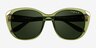 Vogue Eyewear VO5457S Transparent Green PlasticSunglass Frames from EyeBuyDirect, Closed View