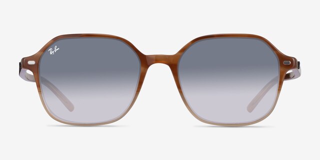 Ray-Ban RB2194 John Gradient Brown AcetateSunglass Frames from EyeBuyDirect, Front View
