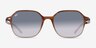 Ray-Ban RB2194 John Gradient Brown AcetateSunglass Frames from EyeBuyDirect, Front View