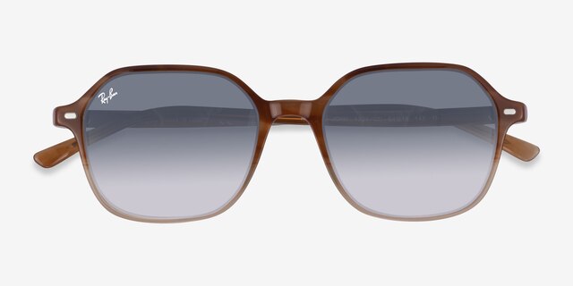 Ray-Ban RB2194 John Gradient Brown AcetateSunglass Frames from EyeBuyDirect, Closed View