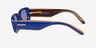 ARNETTE Litty Matte Blue AcétateSoleil de Lunette de vue d'EyeBuyDirect, Vue de Côté