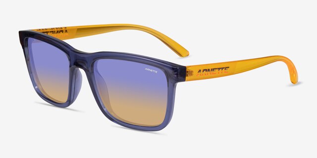 ARNETTE Lebowl Transparent Navy Eco-friendlySunglass Frames from EyeBuyDirect, Angle View