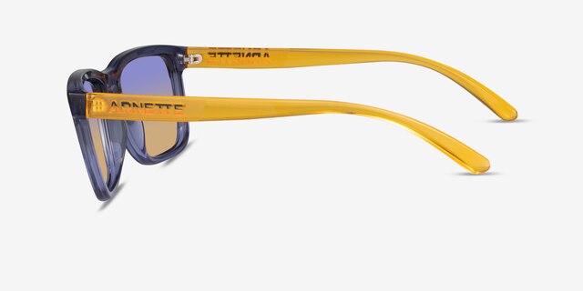 ARNETTE Lebowl Transparent Navy Eco-friendlySunglass Frames from EyeBuyDirect, Side View