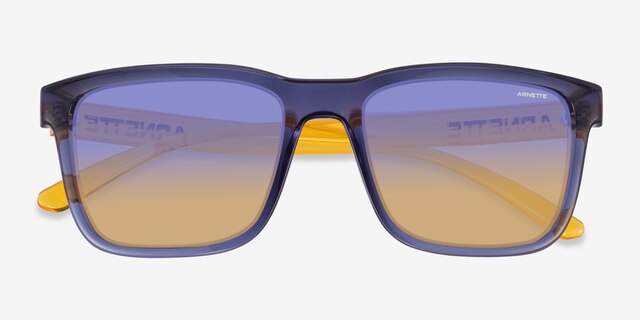 ARNETTE Lebowl Transparent Navy Eco-friendlySunglass Frames from EyeBuyDirect, Closed View