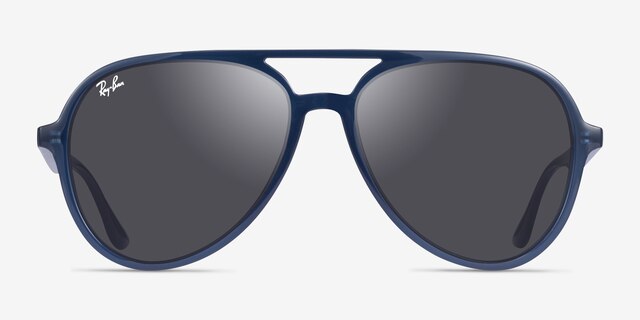Ray-Ban RB4376 Navy PlasticSunglass Frames from EyeBuyDirect, Front View