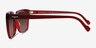 Vogue Eyewear VO5380S Clear Dark Red AcetateSunglass Frames from EyeBuyDirect, Side View