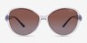 Vogue Eyewear VO5475SB Transparent Purple PlasticSunglass Frames from EyeBuyDirect, Front View