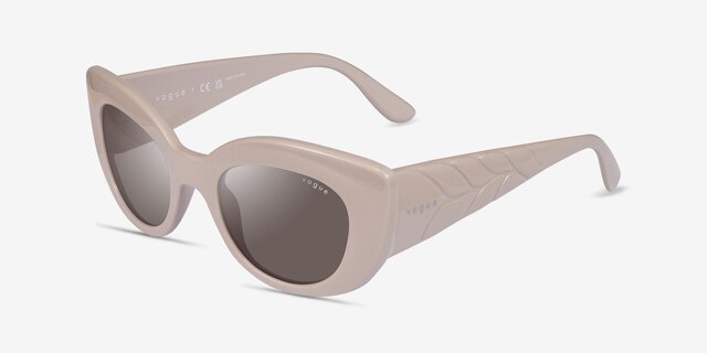Vogue Eyewear VO5480S Matte Milk Tea PlasticSunglass Frames from EyeBuyDirect, Angle View