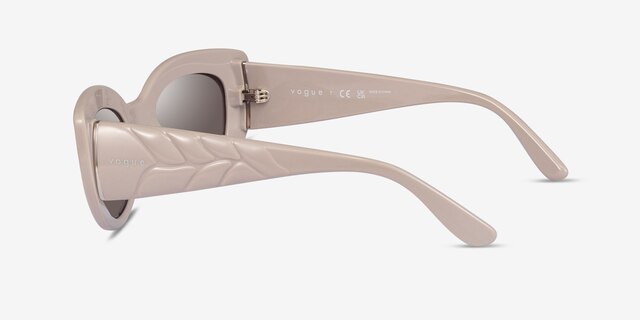 Vogue Eyewear VO5480S Matte Milk Tea PlasticSunglass Frames from EyeBuyDirect, Side View