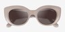 Vogue Eyewear VO5480S Matte Milk Tea PlasticSunglass Frames from EyeBuyDirect, Closed View