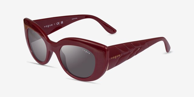 Vogue Eyewear VO5480S Burgundy Red PlasticSunglass Frames from EyeBuyDirect, Angle View