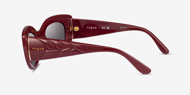 Vogue Eyewear VO5480S Burgundy Red PlasticSunglass Frames from EyeBuyDirect, Side View