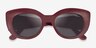 Vogue Eyewear VO5480S Burgundy Red PlasticSunglass Frames from EyeBuyDirect, Closed View
