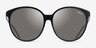 Vogue Eyewear VO5509S Ischia Shiny Black AcetateSunglass Frames from EyeBuyDirect, Front View